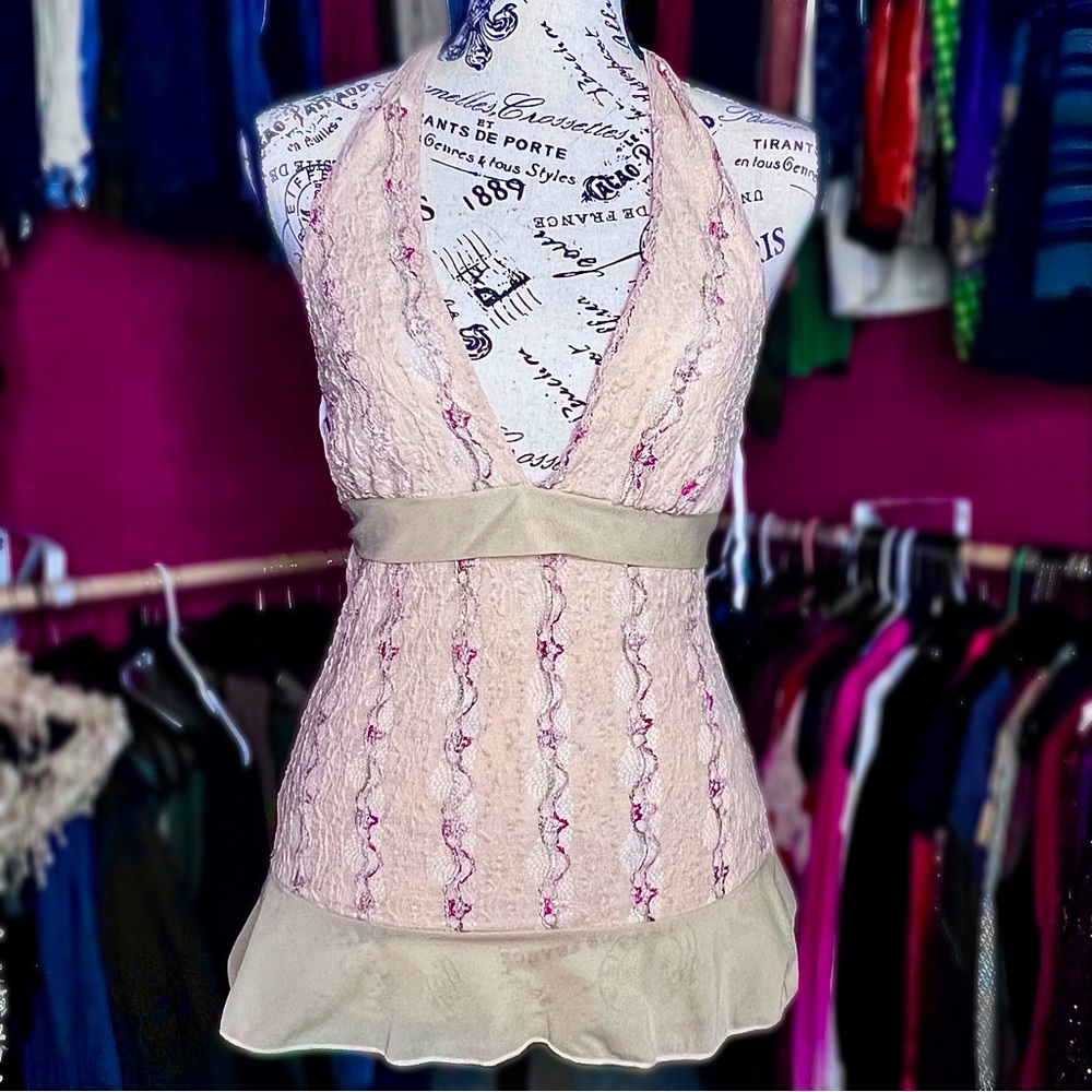Lace Halter Top